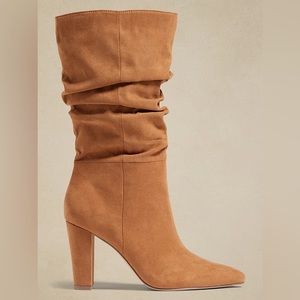 Banana Republic Factory brown suede Slouchy Boots size 8